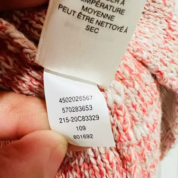 Chico’s Women’s Fringe Trim Pocket Cardigan in Pretty Pink Sz 2 (US L/12-14) NWT - Picture 10 of 14